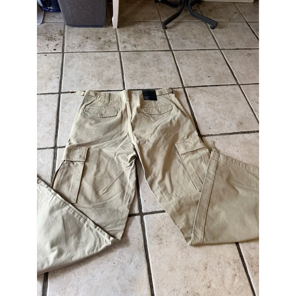 NWT Banana Republic‎ HERITAGE CARGO PANT Maverick Tan Size 33 Long